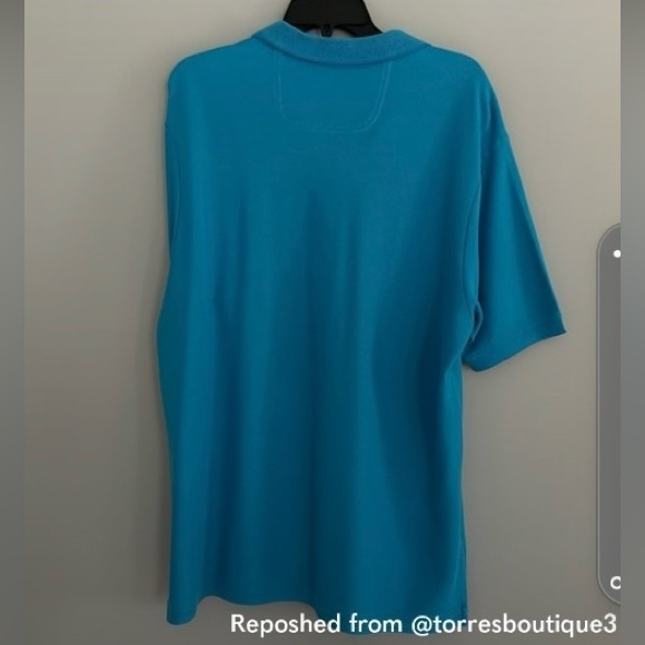 EUC Tommy Bahama men's 3-button placket polo shirt, size Large - Picture 6 of 9